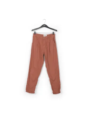 Brown denim boyfriend jeans