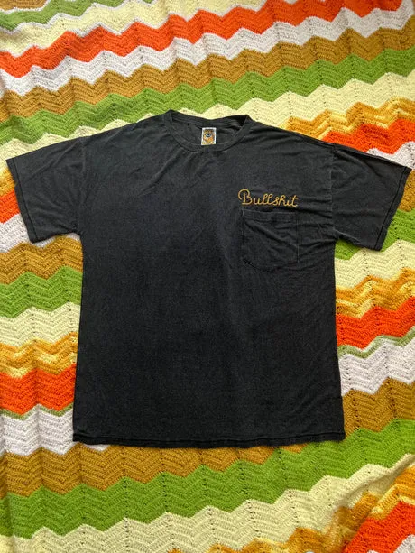 Bull$h*t Chainstitch Pocket Tee