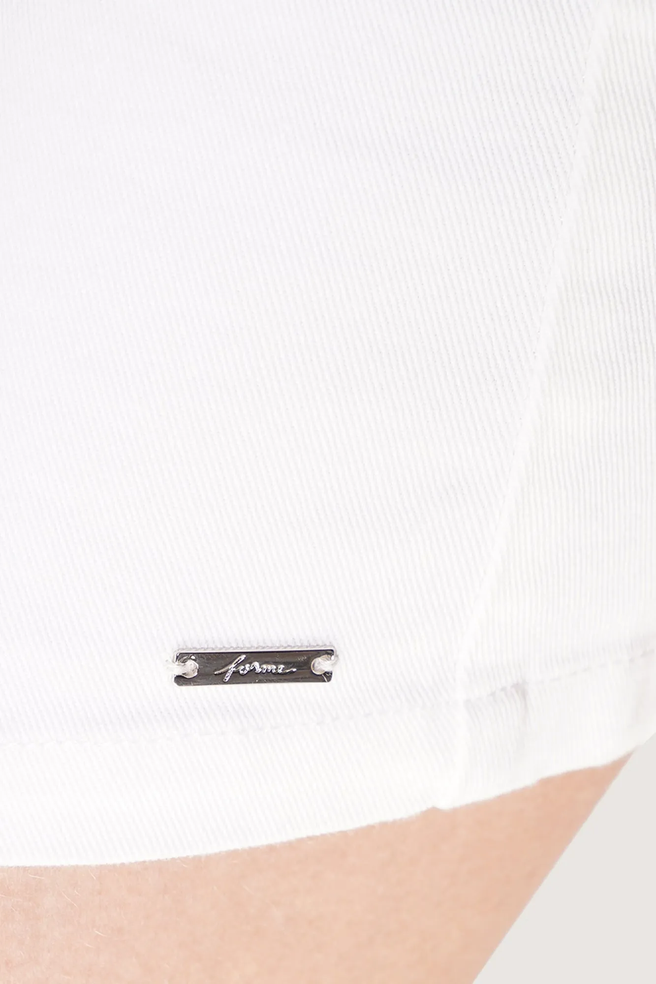 Button Down Mini Skirt