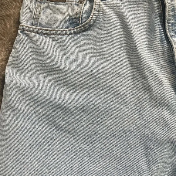 Calvin Klein Jeans High Waisted Mom Jean Shorts