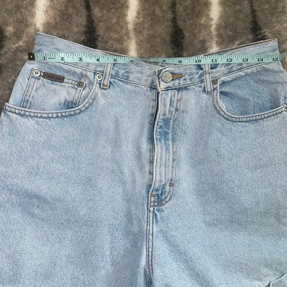 Calvin Klein Jeans High Waisted Mom Jean Shorts