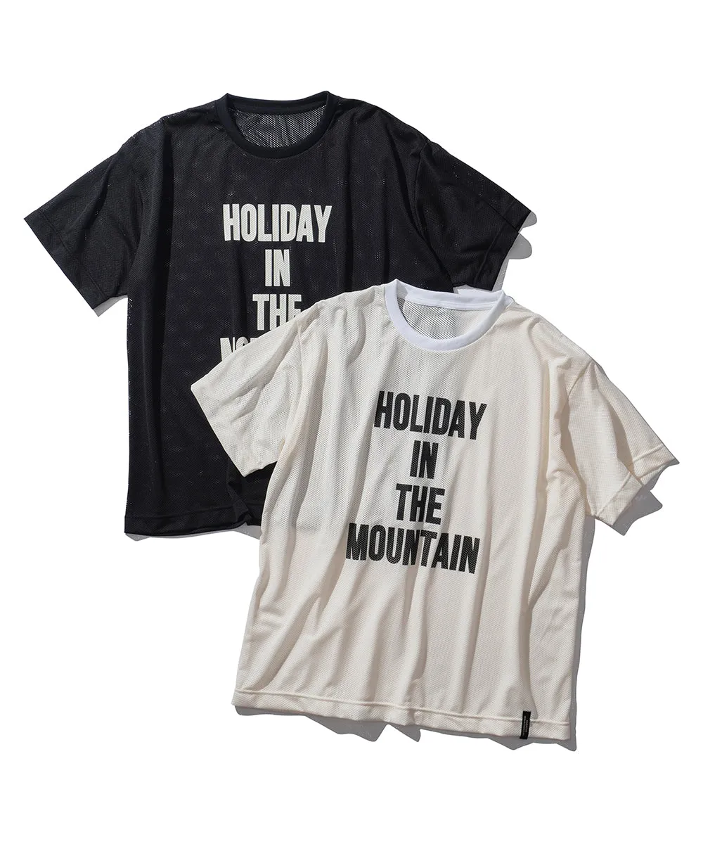 CAMP CREW / Mesh Tee H.I.T.M.  - Black