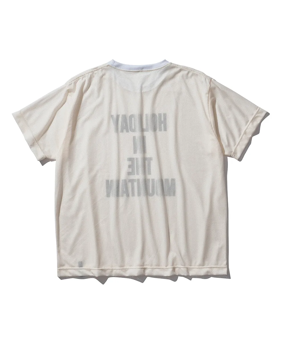 CAMP CREW / Mesh Tee H.I.T.M.  - White