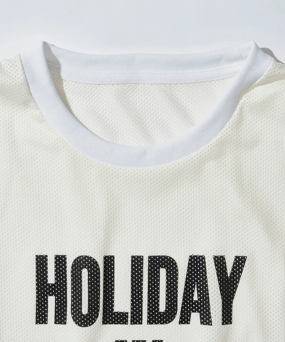 CAMP CREW / Mesh Tee H.I.T.M.  - White