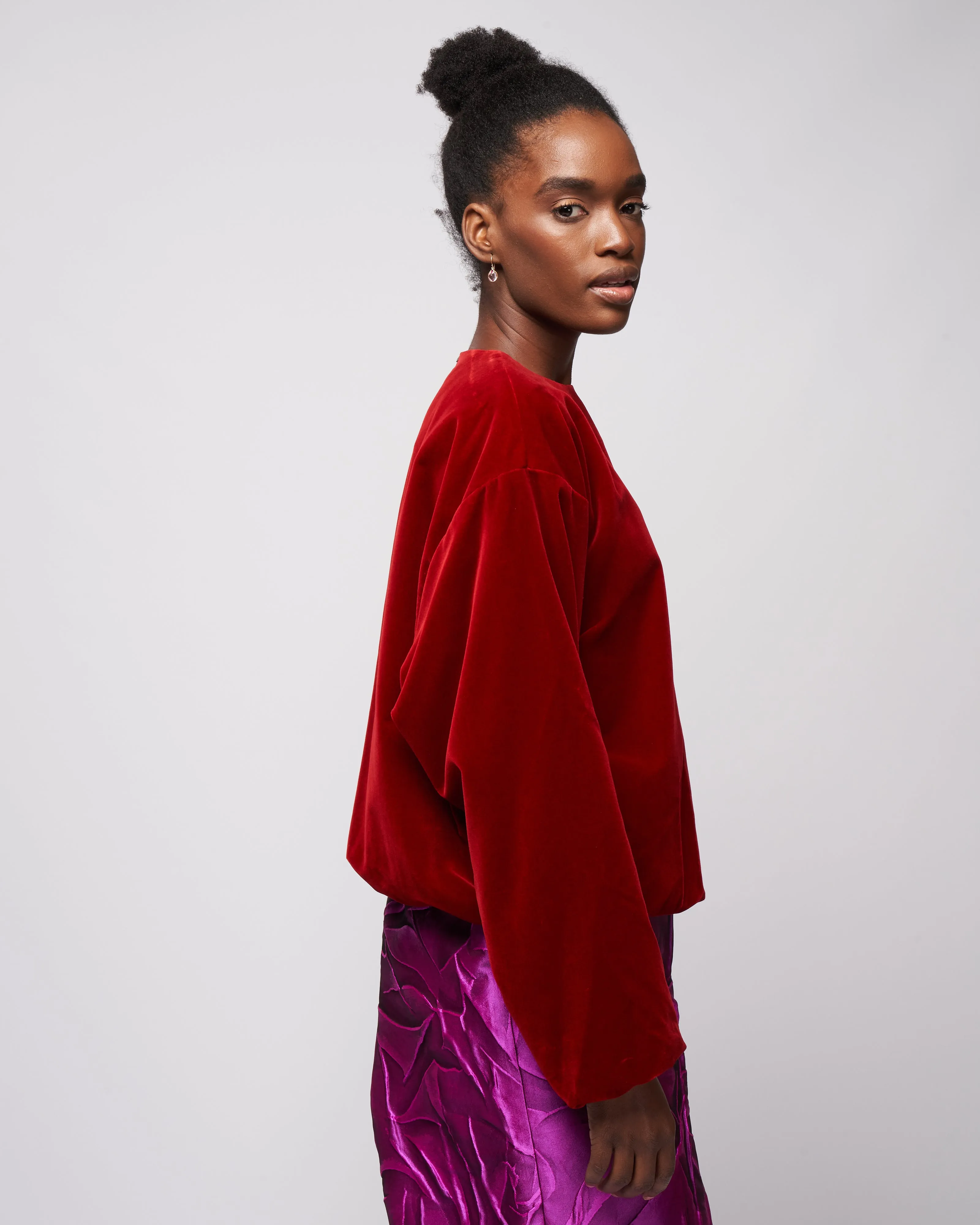 capo shirt - ruby