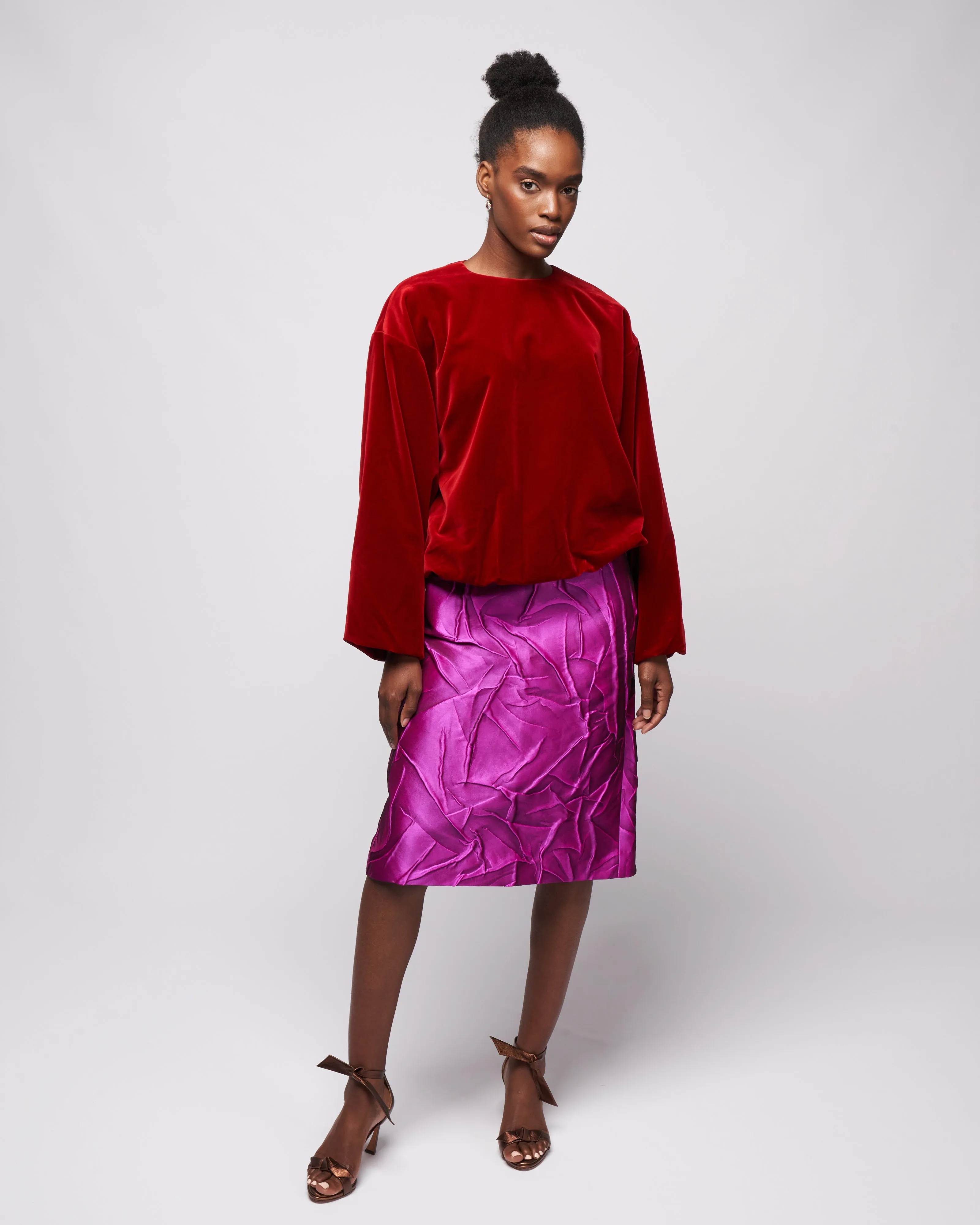 capo shirt - ruby