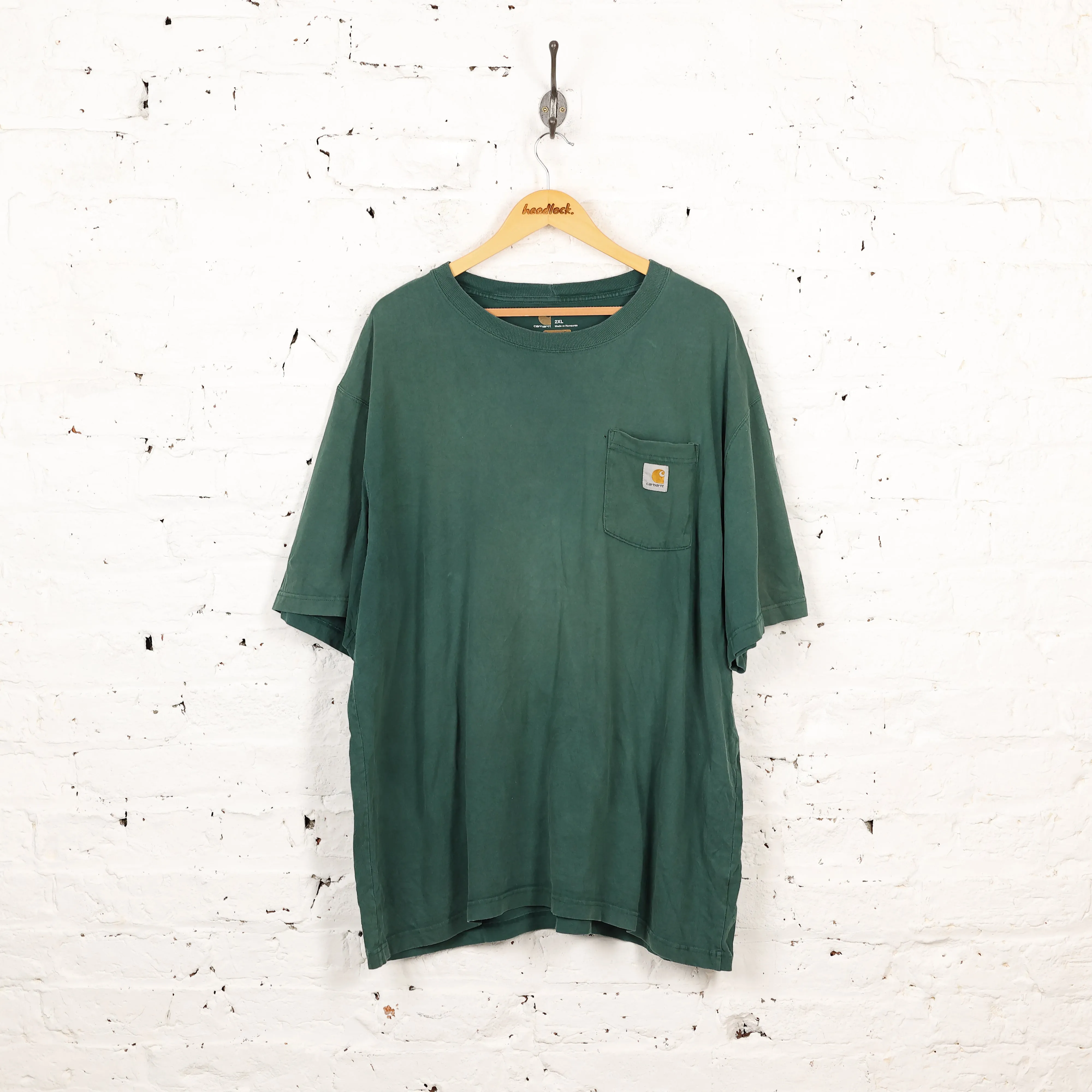 Carhartt Original Fit Pocket T Shirt - Green - XXL