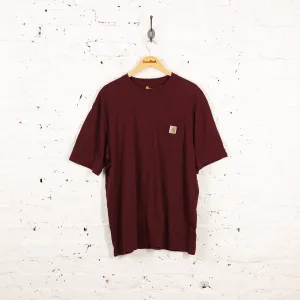 Carhartt Original Fit Pocket T Shirt - Maroon - XL