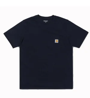 Carhartt Pocket Short Sleeved T Shirt  - Dark Navy