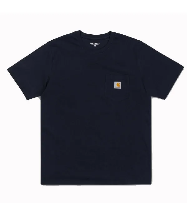 Carhartt Pocket Short Sleeved T Shirt  - Dark Navy