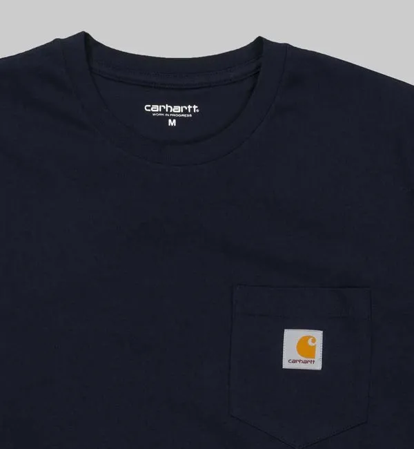 Carhartt Pocket Short Sleeved T Shirt  - Dark Navy