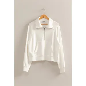 Carlene Scuba Half Zip Sweatshirt