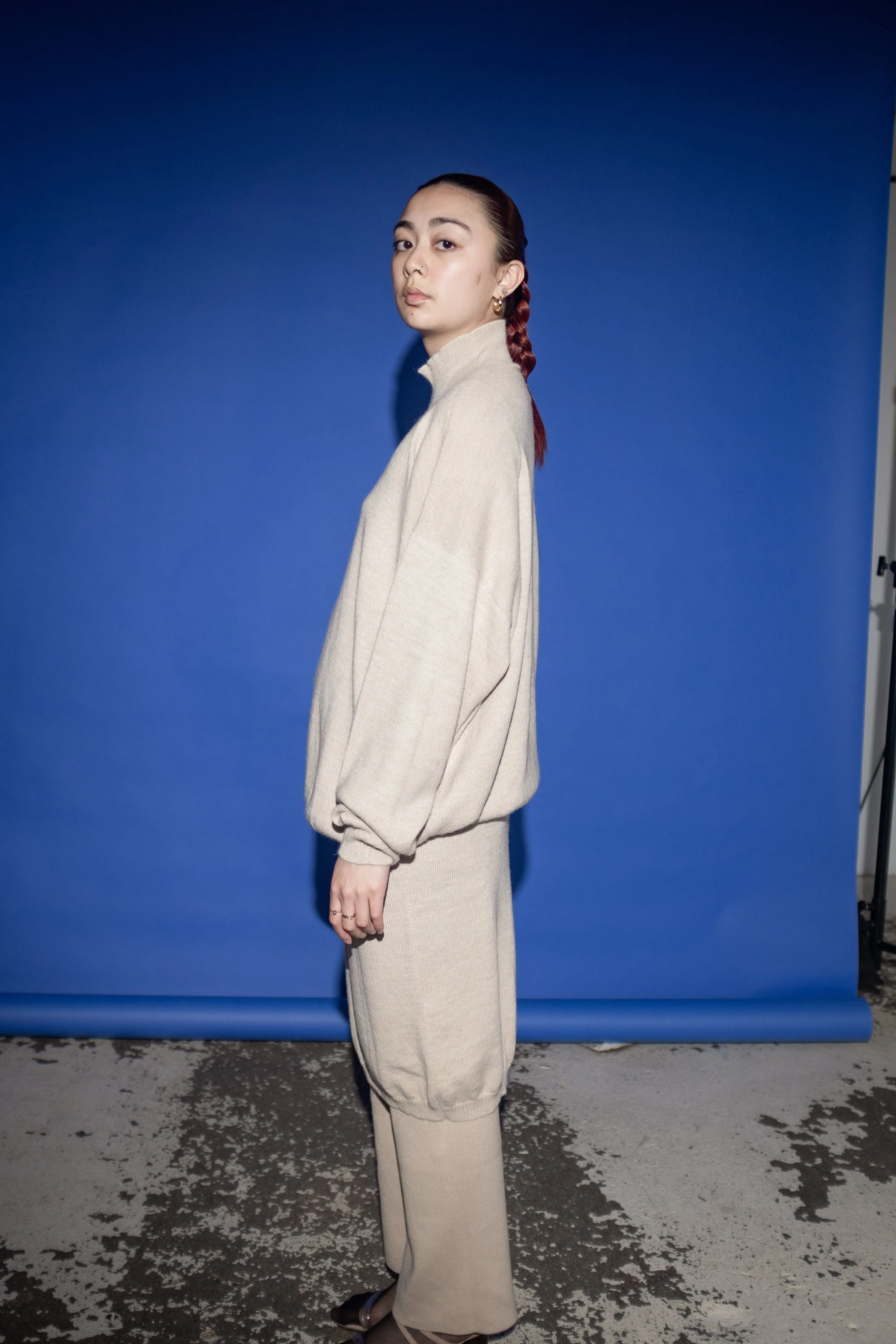 Carolina Knit Sweatshirt in Oat