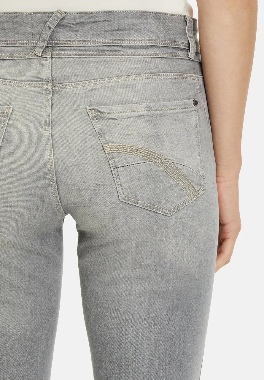 Cartoon | Boyfriend Jeans | Light Grey Denim
