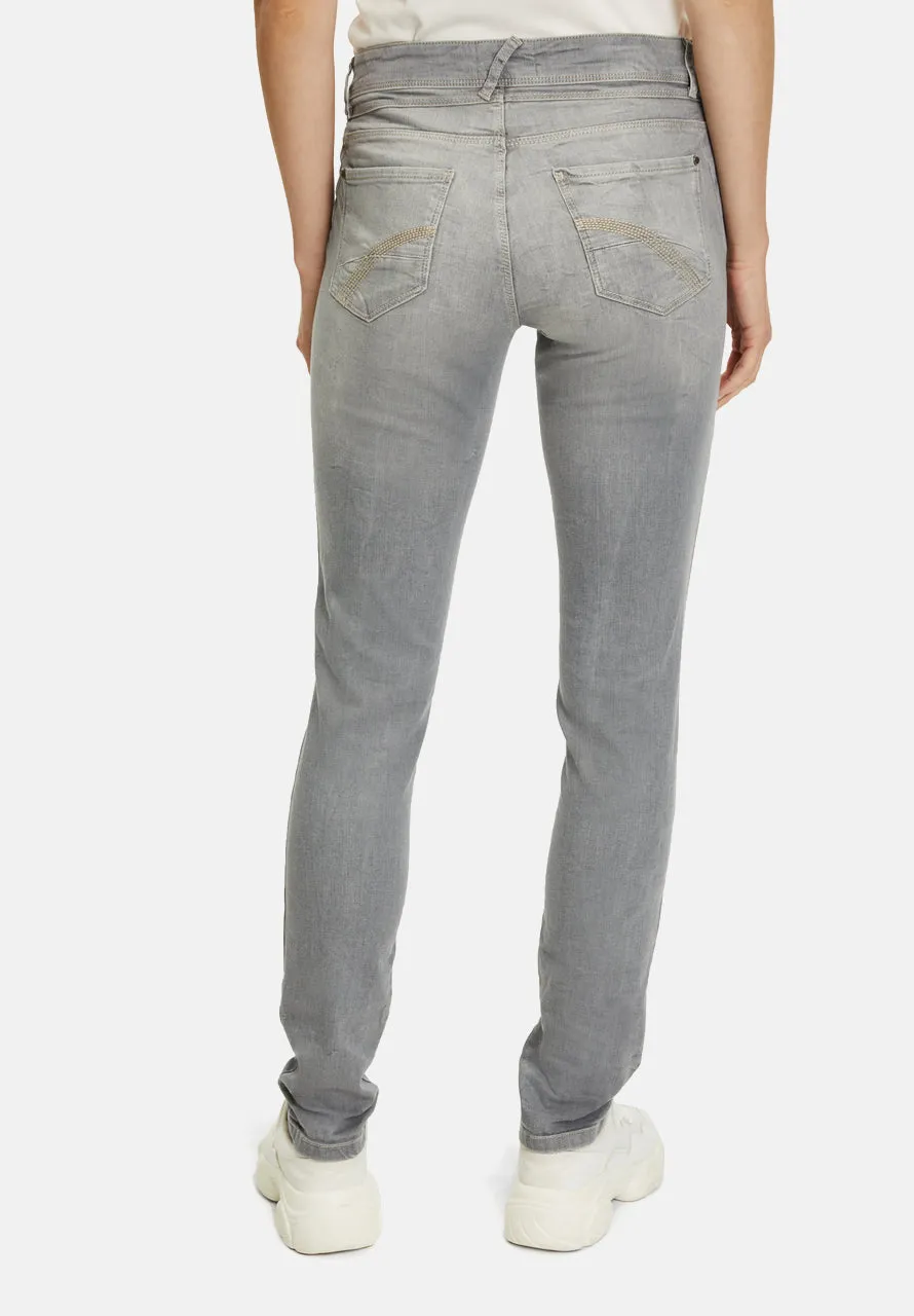 Cartoon | Boyfriend Jeans | Light Grey Denim
