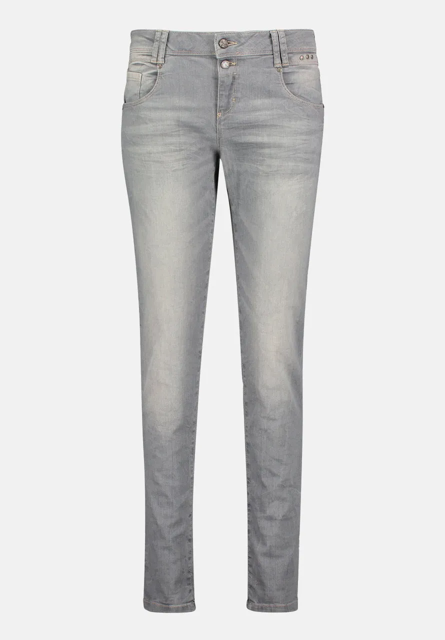 Cartoon | Boyfriend Jeans | Light Grey Denim