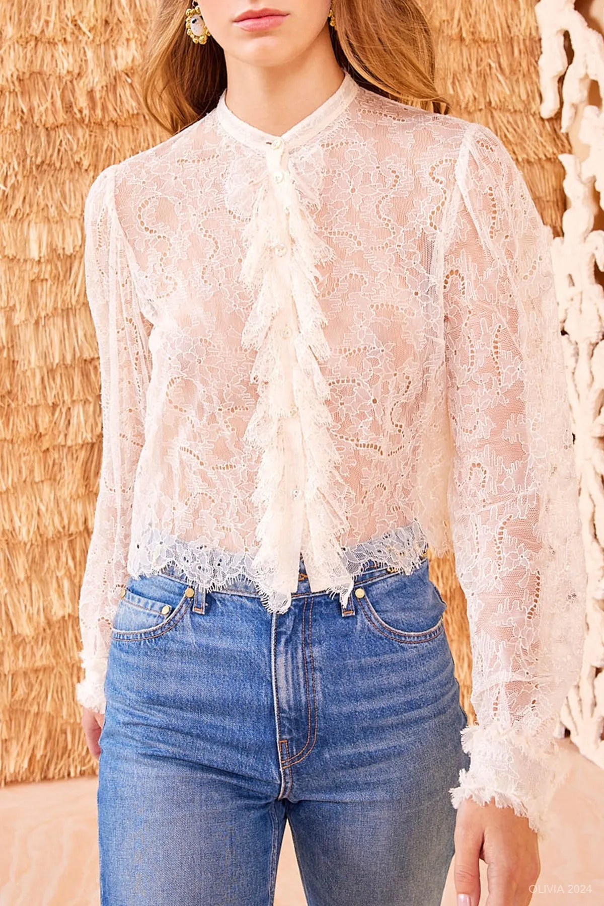 Cecile Blouse in Cowrie