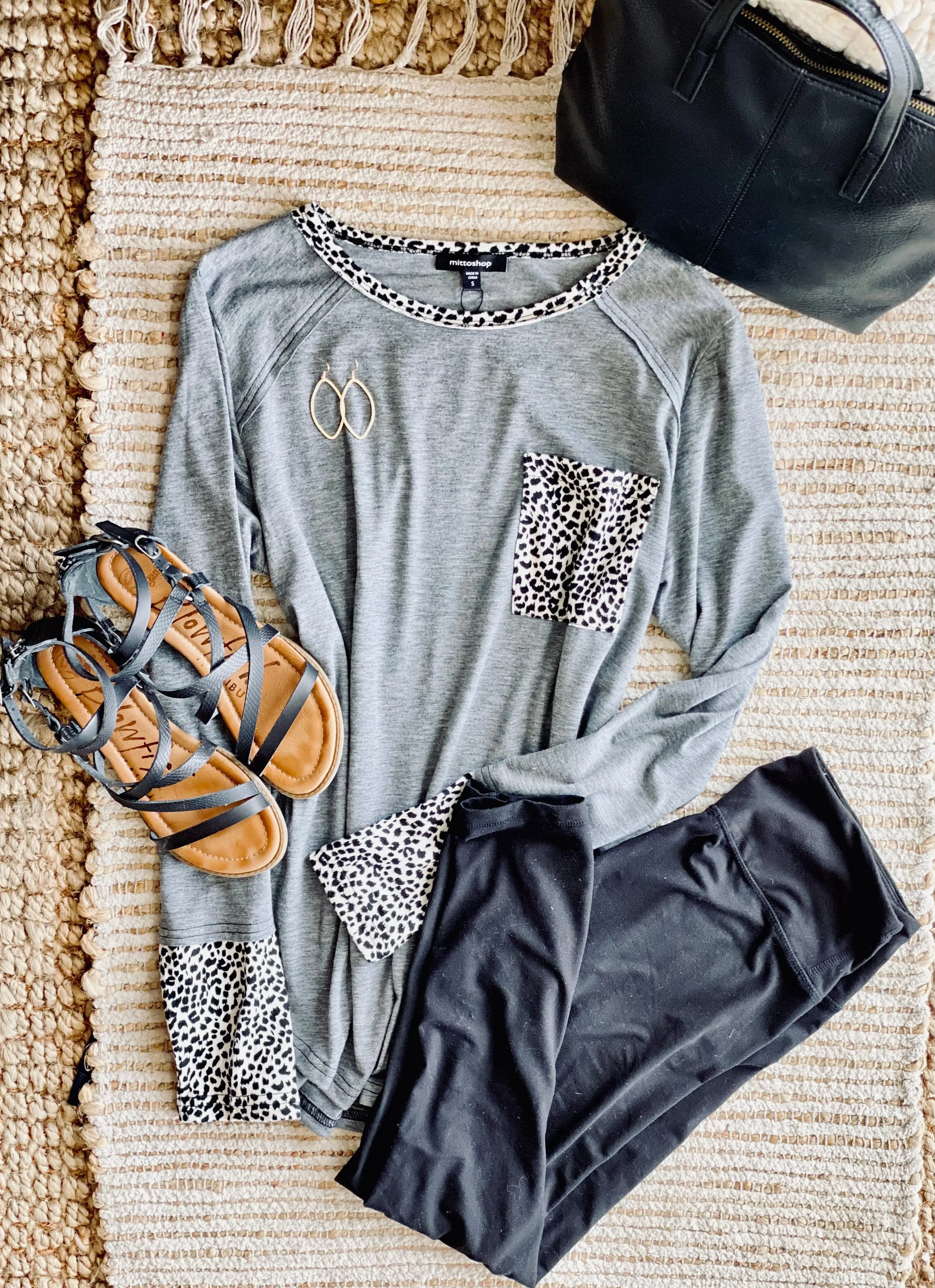 Changed Your Tune Leopard Accent Top