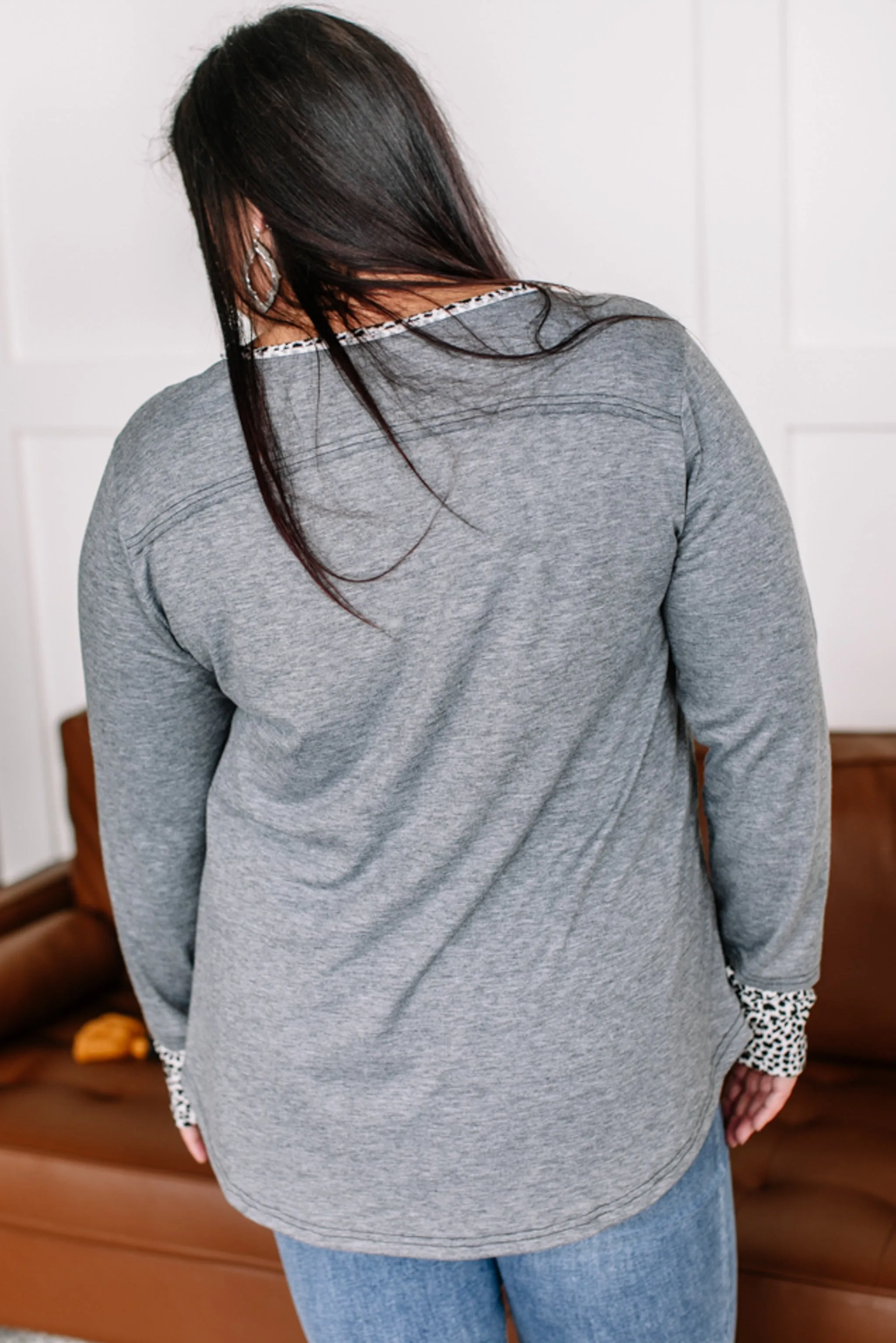 Changed Your Tune Leopard Accent Top