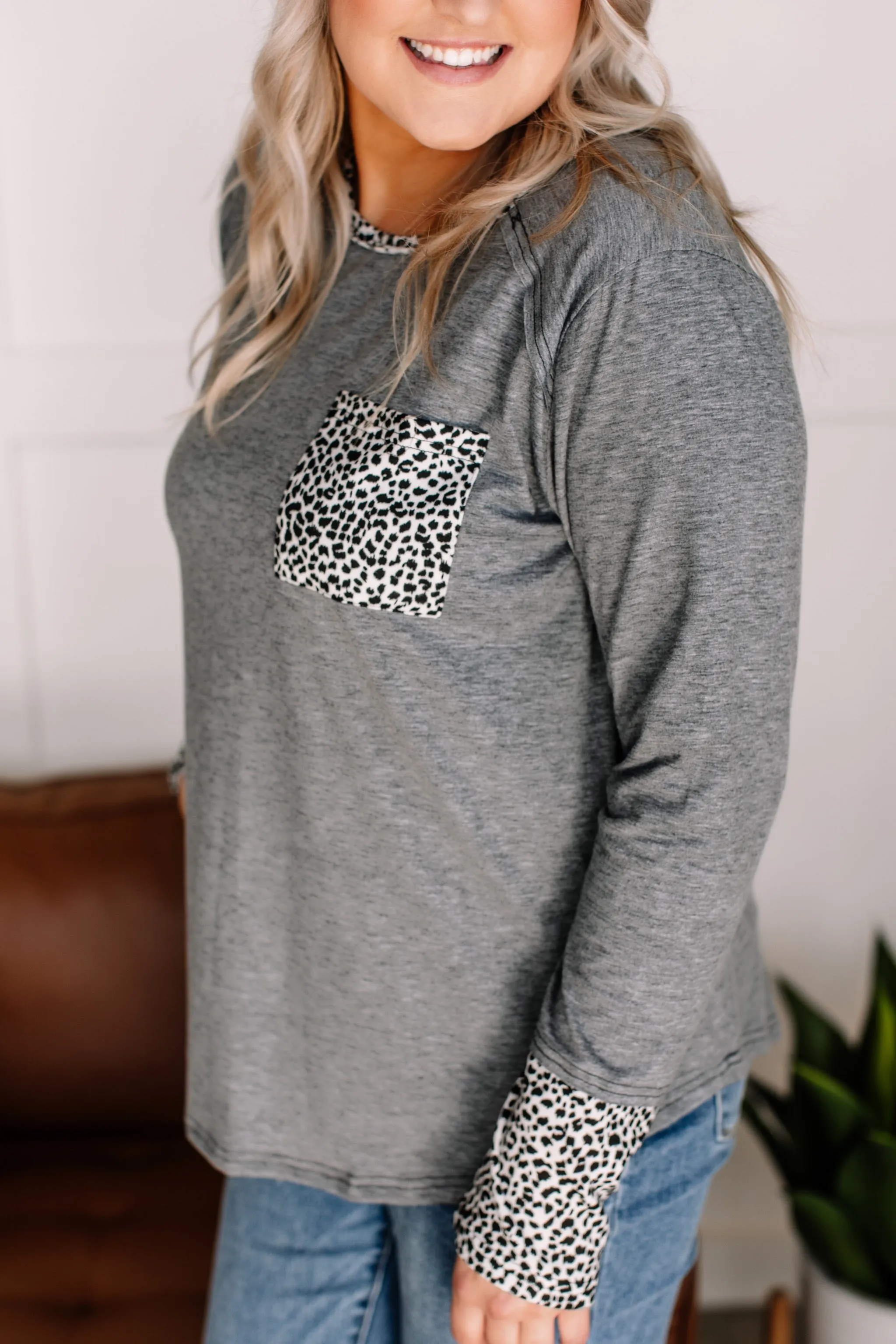 Changed Your Tune Leopard Accent Top