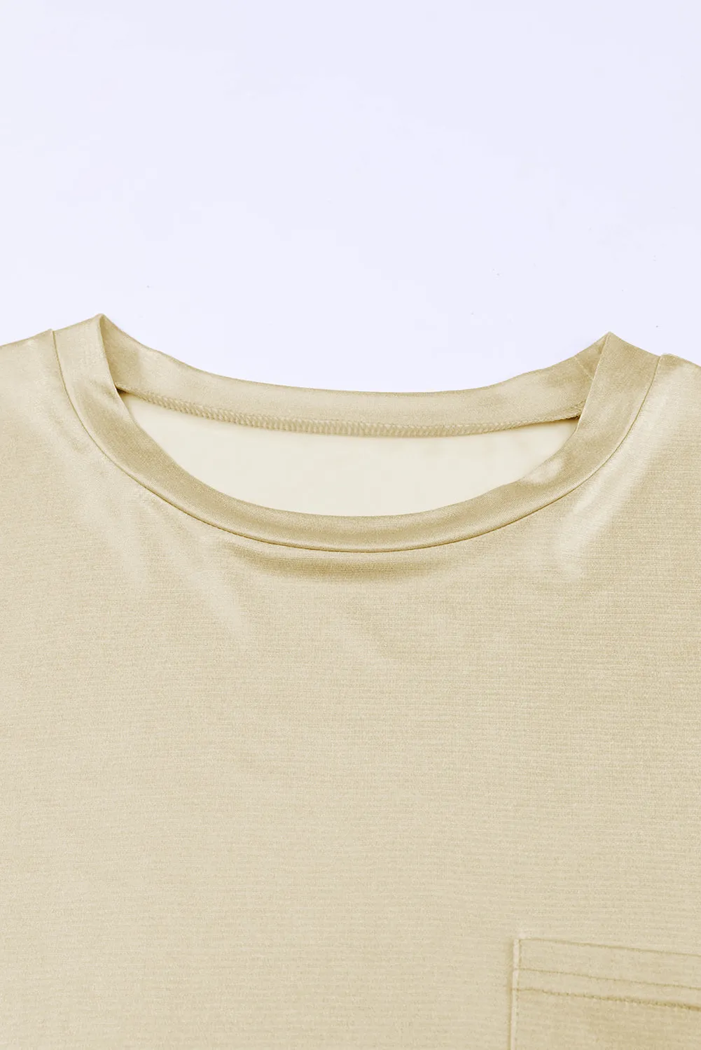 Chest Pocket Loose Fit Short Sleeve T Shirt