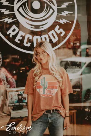Chi Omega Cactus PR Tshirt