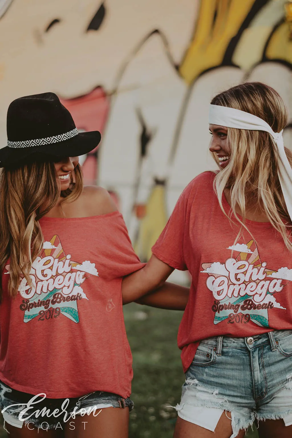 Chi Omega Spring Break Vacation Tshirt