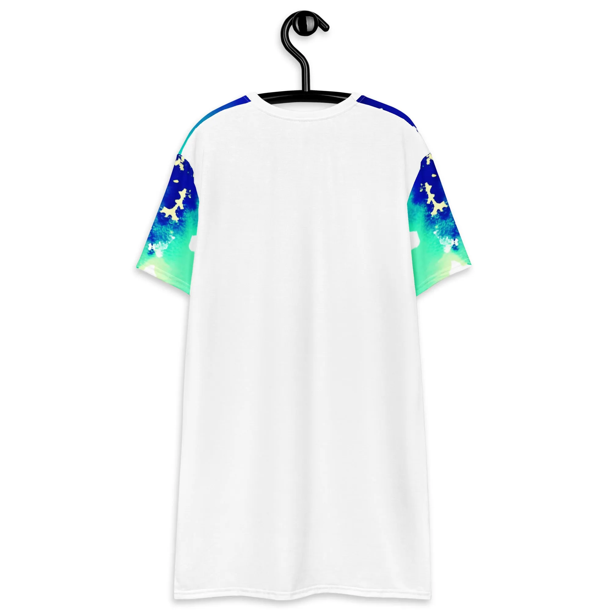 Chic Sapphire Style: Comfy T-Shirt Dress for Fashionable Women