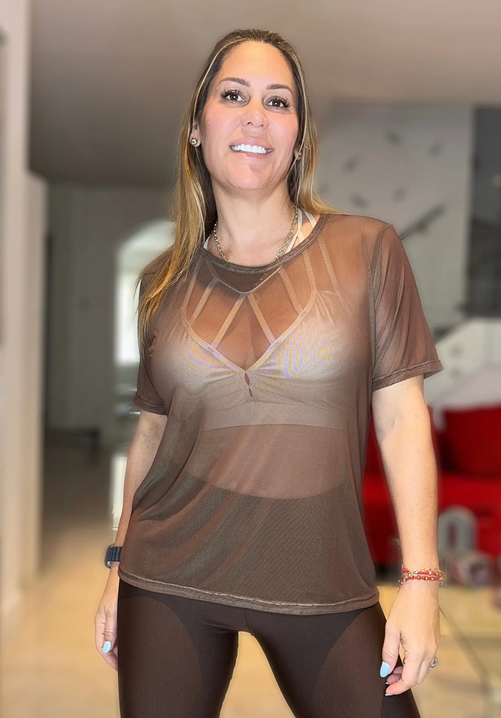 Chocolate Mesh tshirt