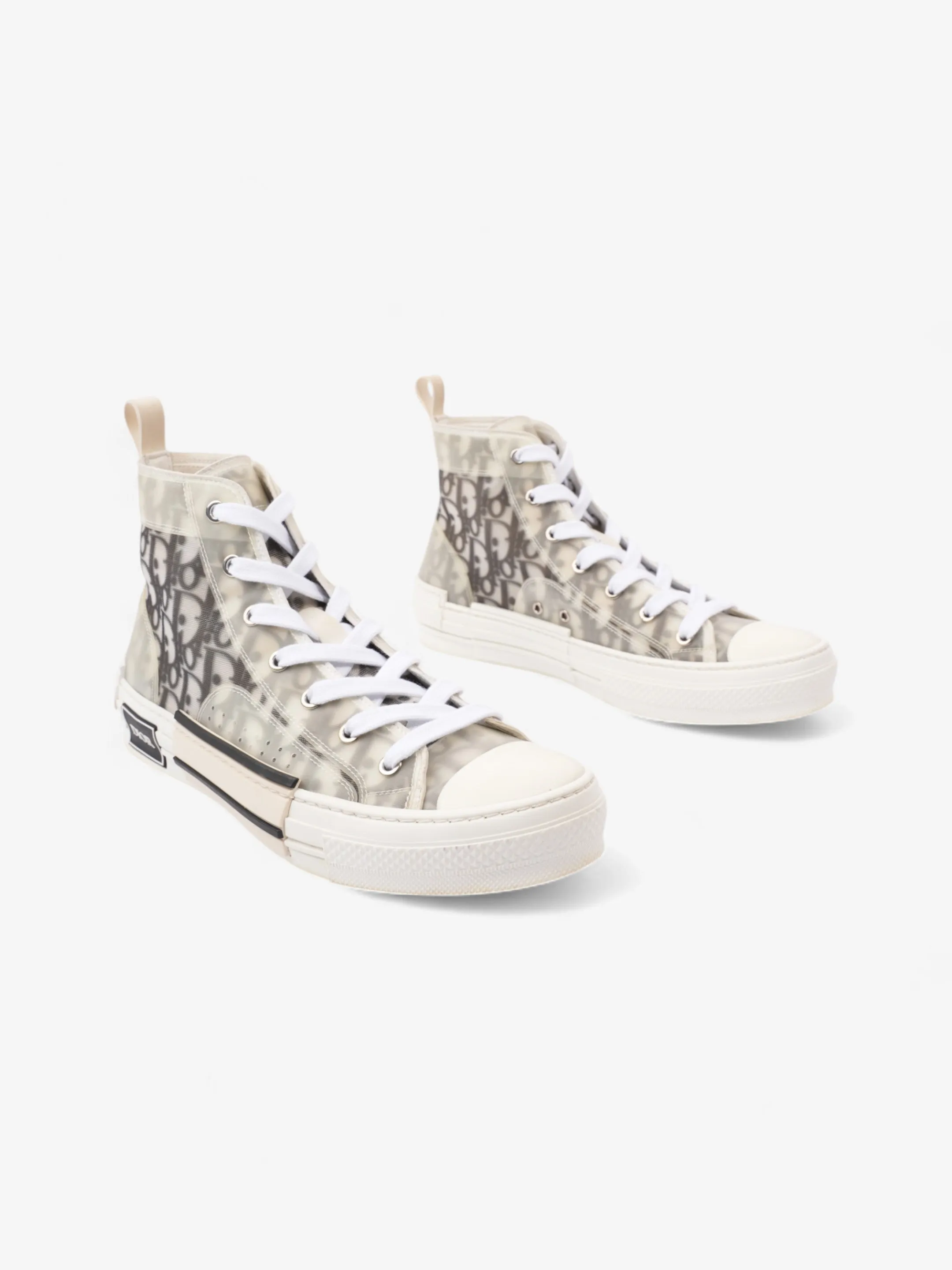 Christian Dior B23 High-tops Grey Oblique  / White Mesh EU 40 UK 7