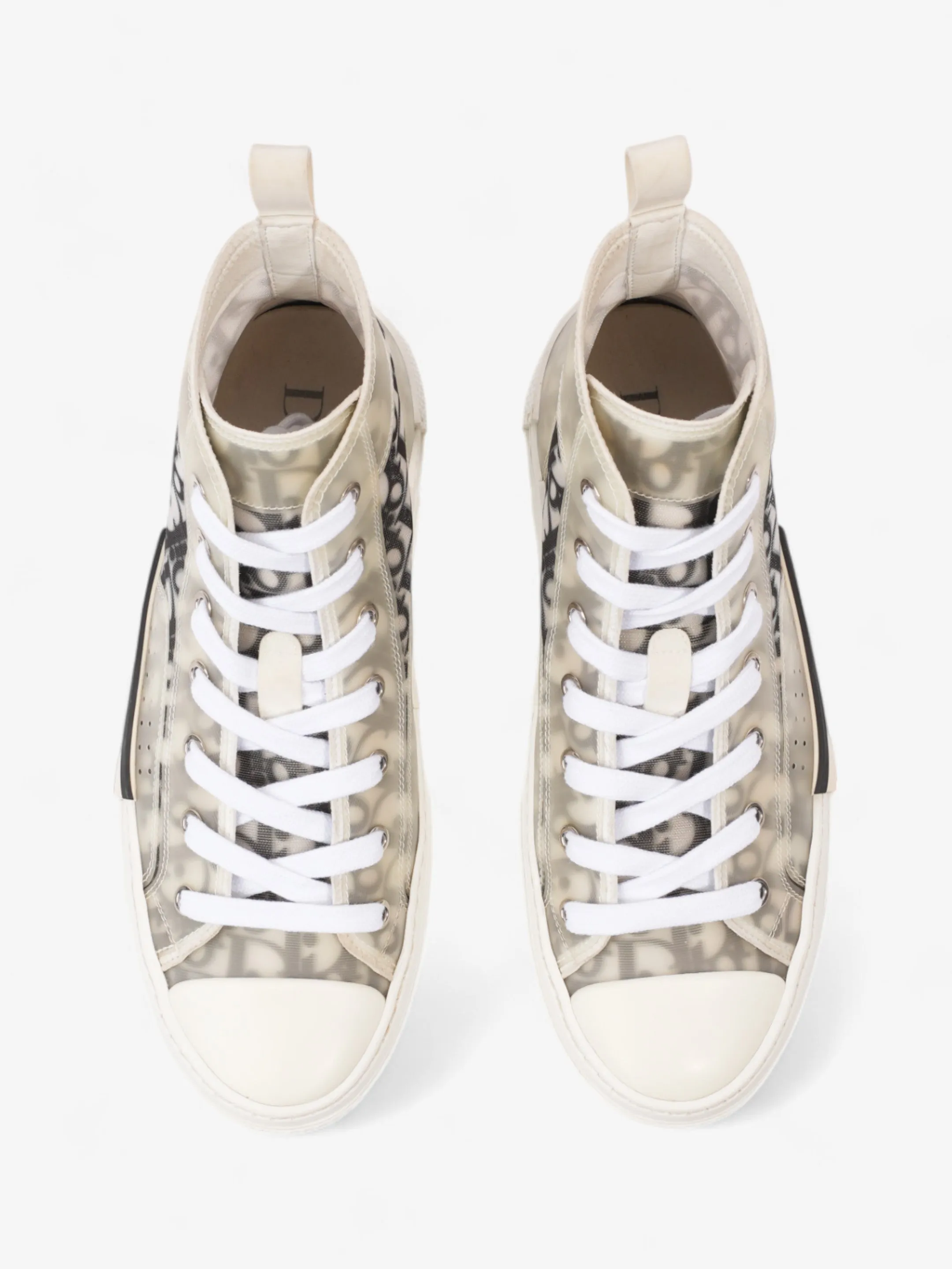 Christian Dior B23 High-tops Grey Oblique  / White Mesh EU 40 UK 7
