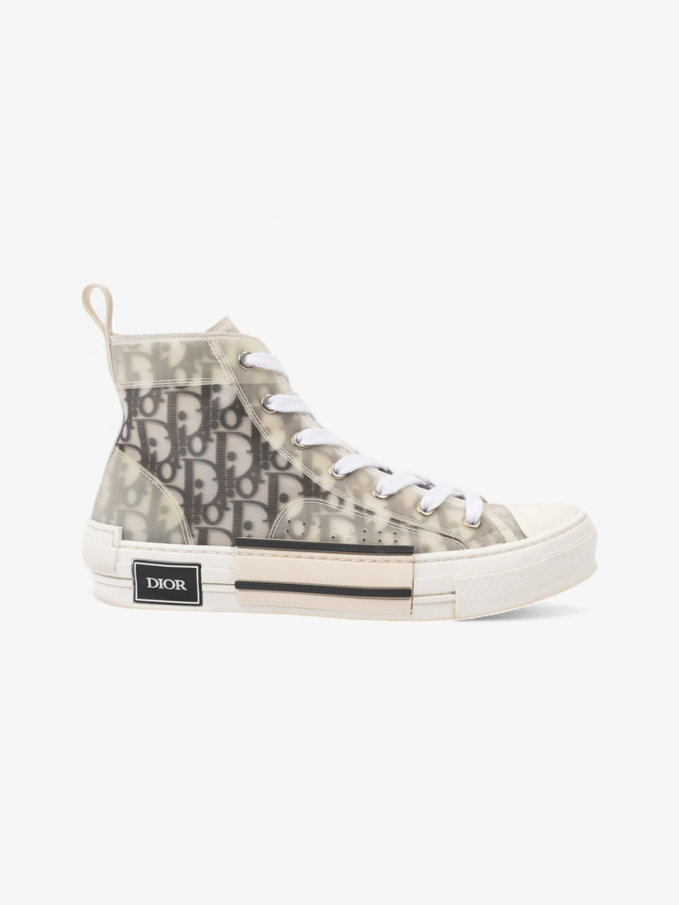 Christian Dior B23 High-tops Grey Oblique  / White Mesh EU 40 UK 7