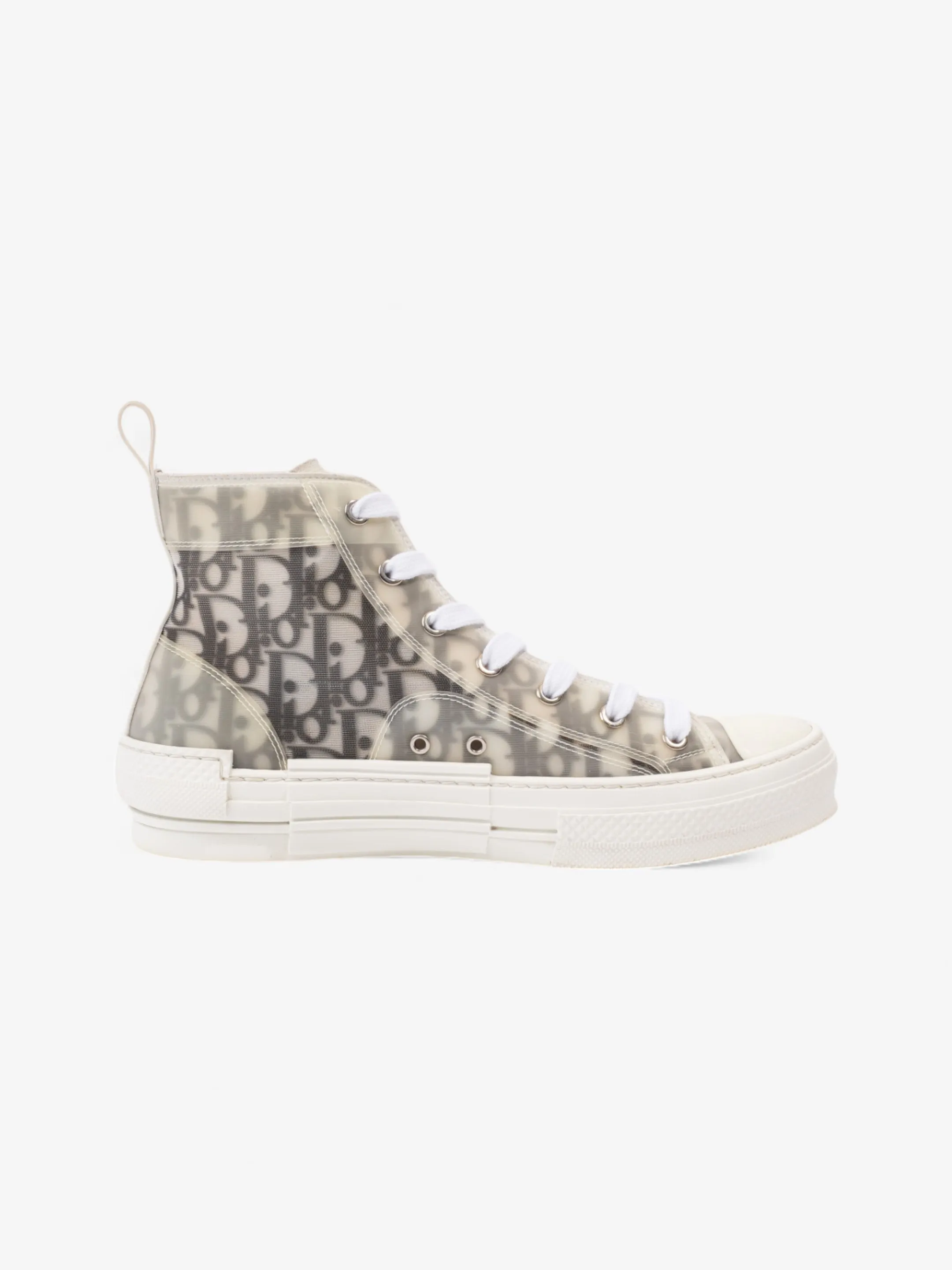 Christian Dior B23 High-tops Grey Oblique  / White Mesh EU 40 UK 7