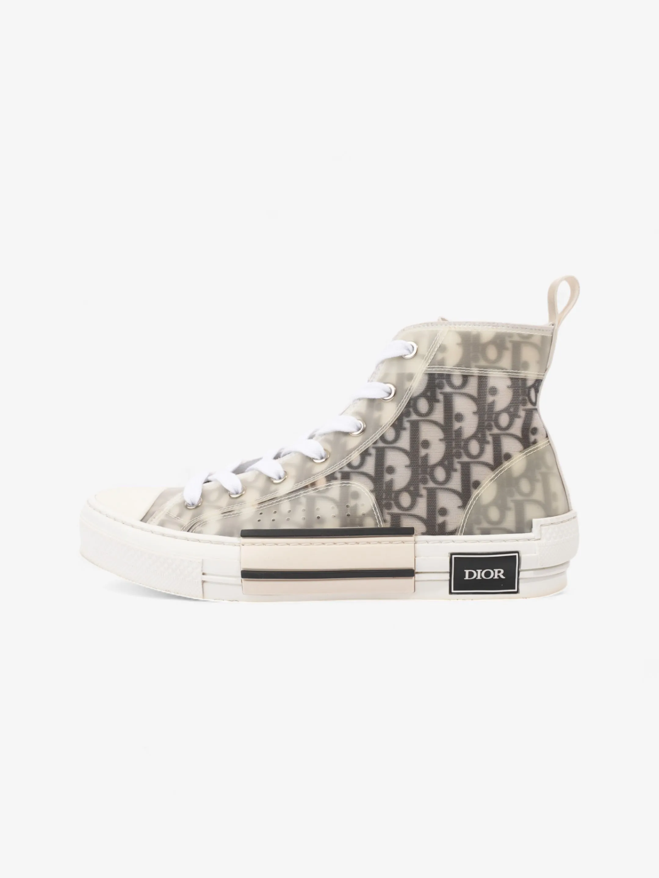 Christian Dior B23 High-tops Grey Oblique  / White Mesh EU 40 UK 7