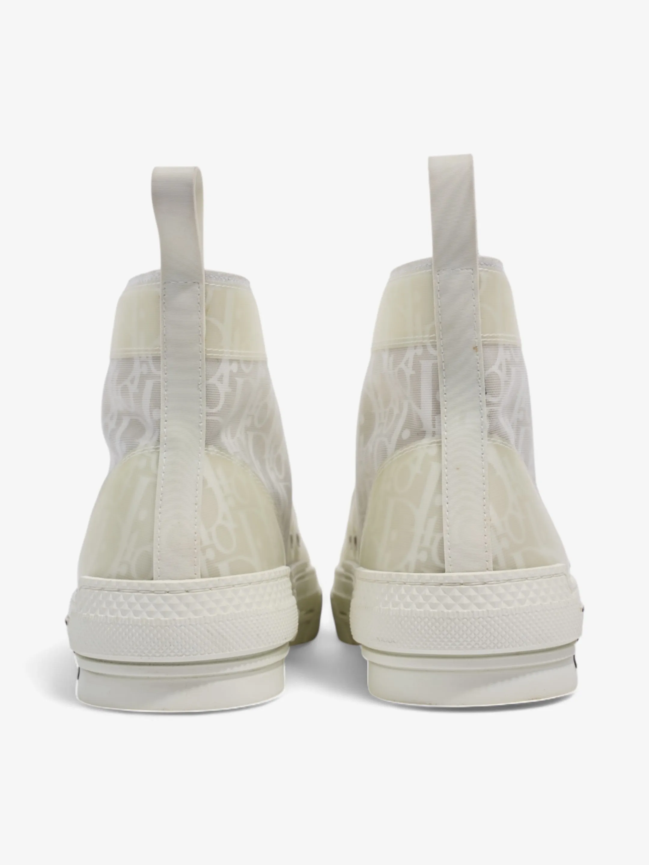 Christian Dior B23 High-tops White  Mesh EU 43.5 UK 9.5