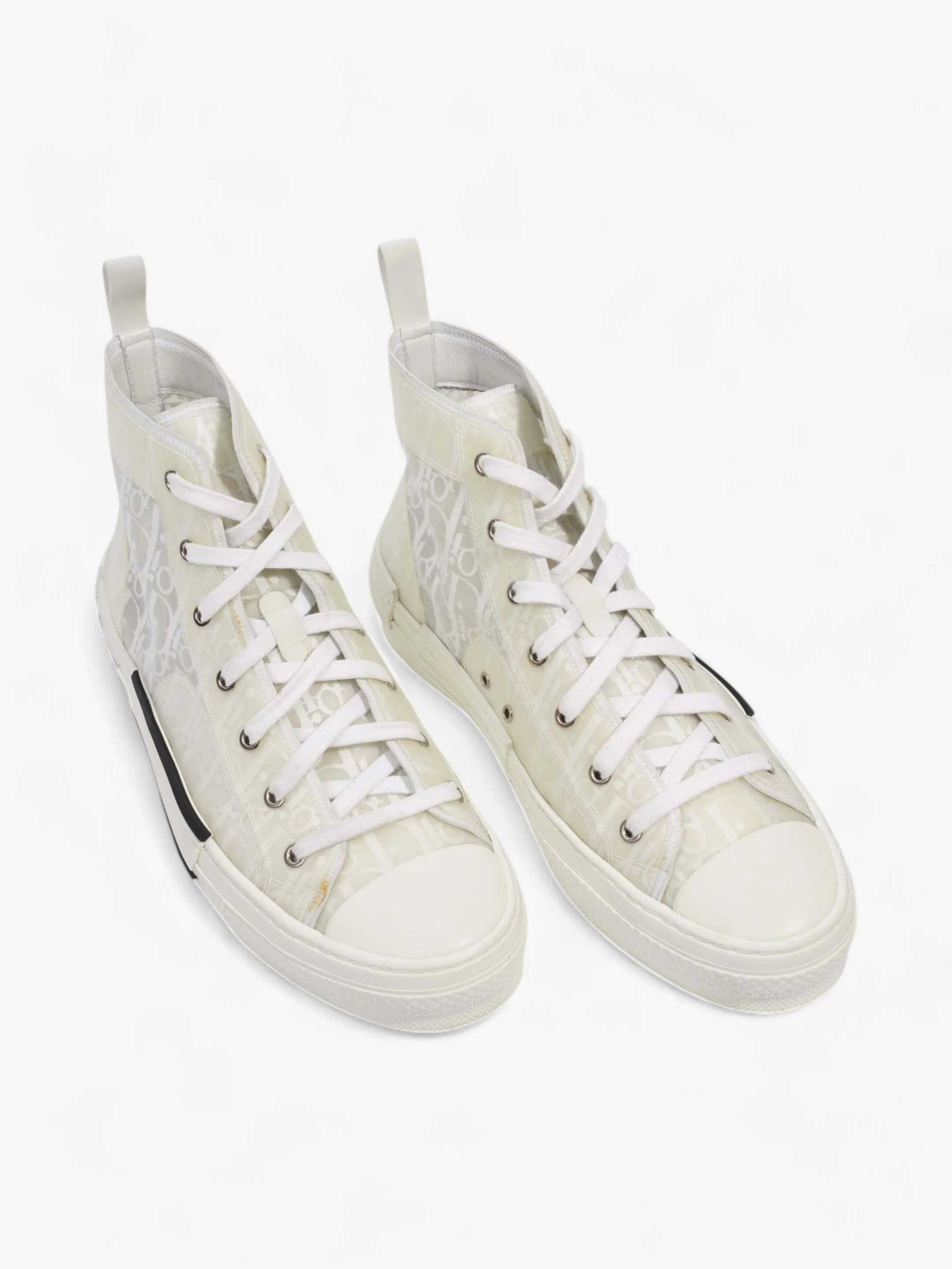 Christian Dior B23 High-tops White  Mesh EU 43.5 UK 9.5