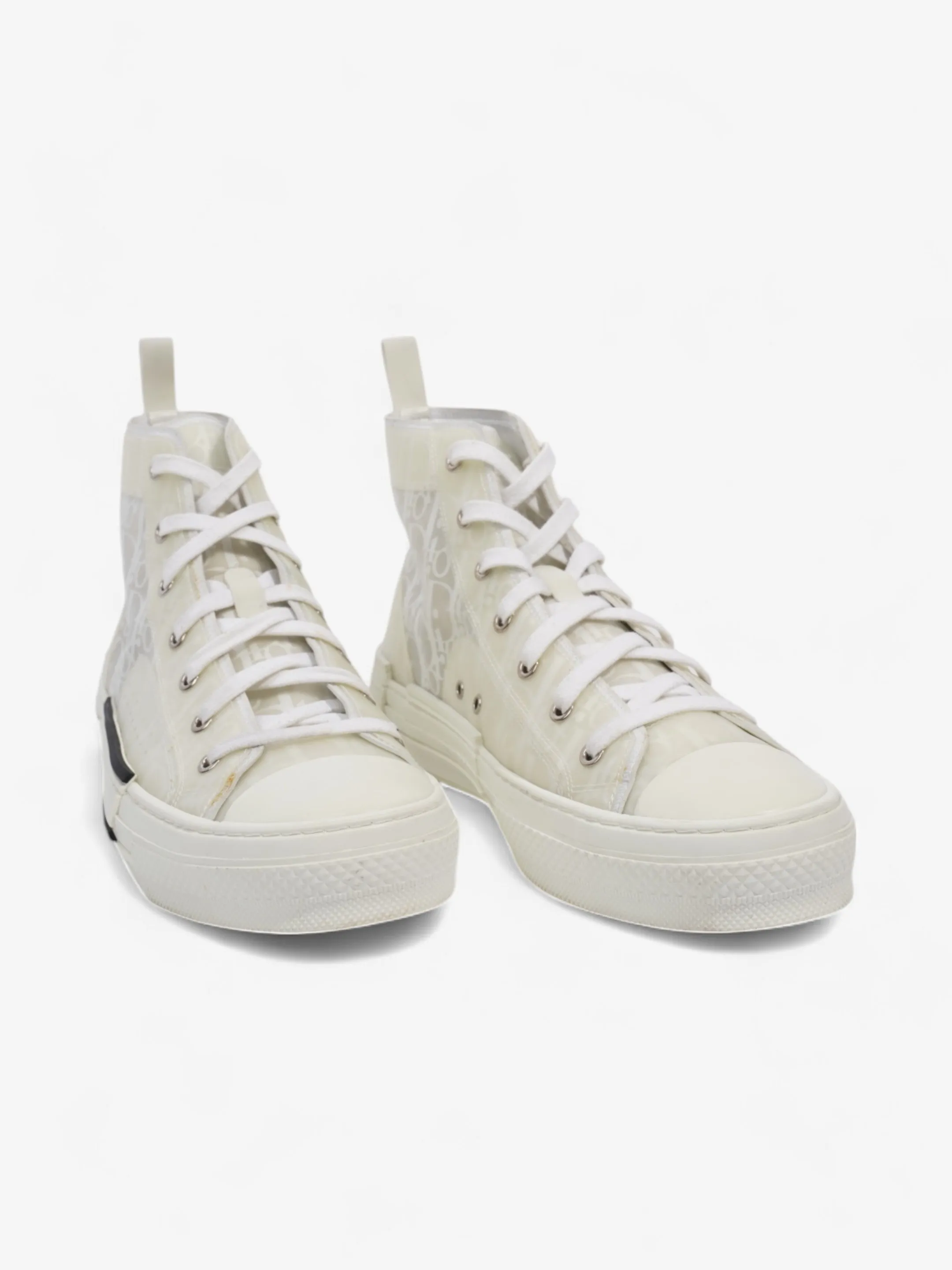 Christian Dior B23 High-tops White  Mesh EU 43.5 UK 9.5