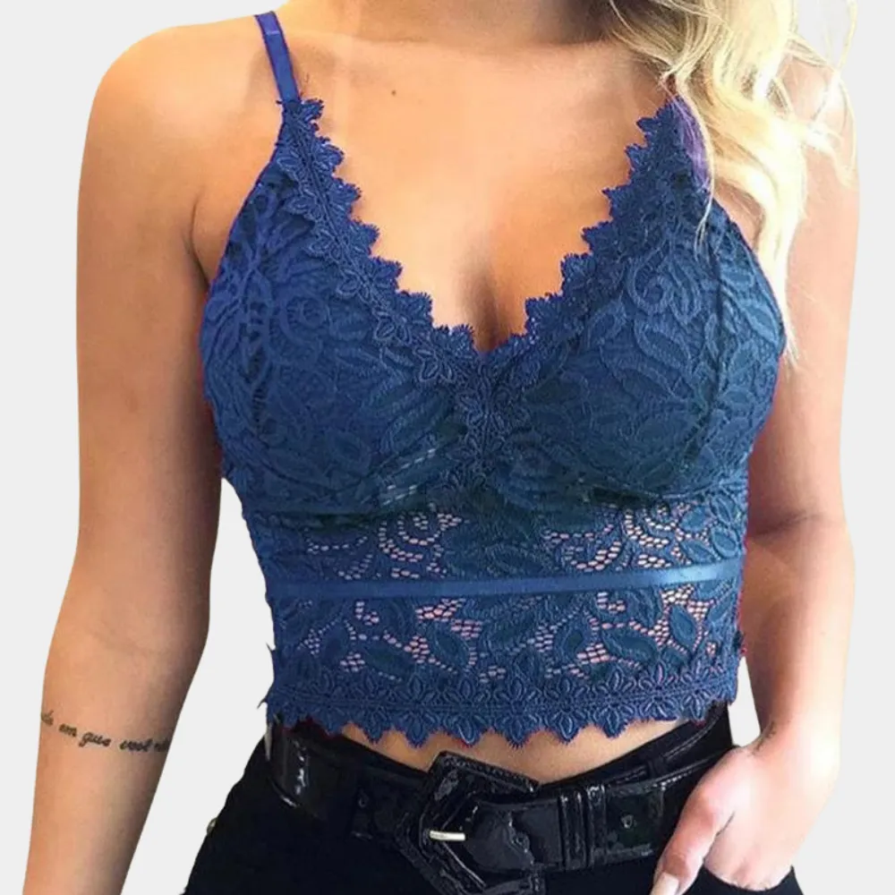 Christina - Lace Crop Top for Ladies - Elegant & Lightweight