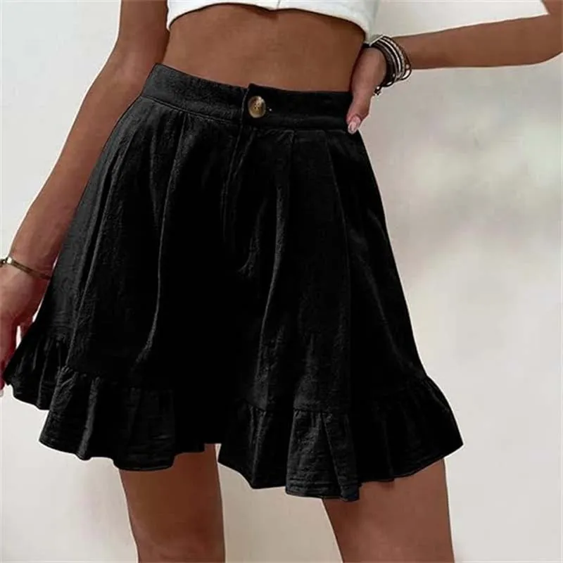Cielo | Ruffle Hem Shorts