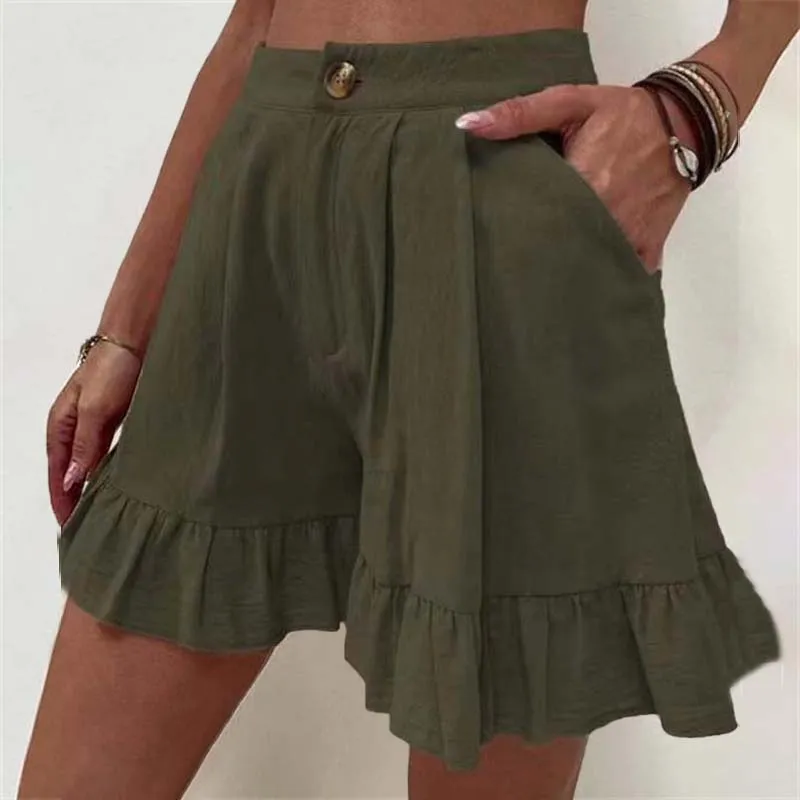 Cielo | Ruffle Hem Shorts