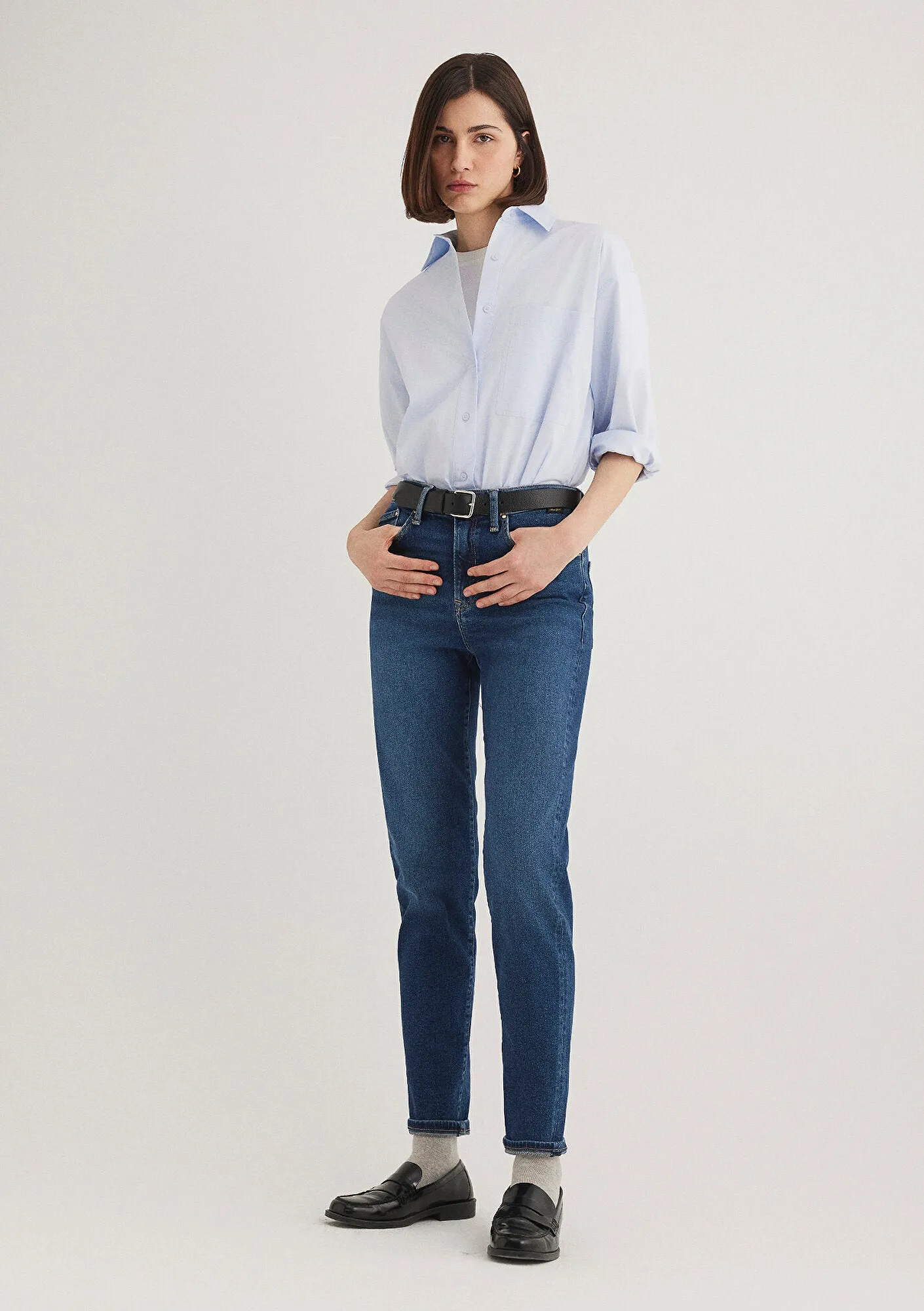 Cindy Dark Gold Shape Jean Pants