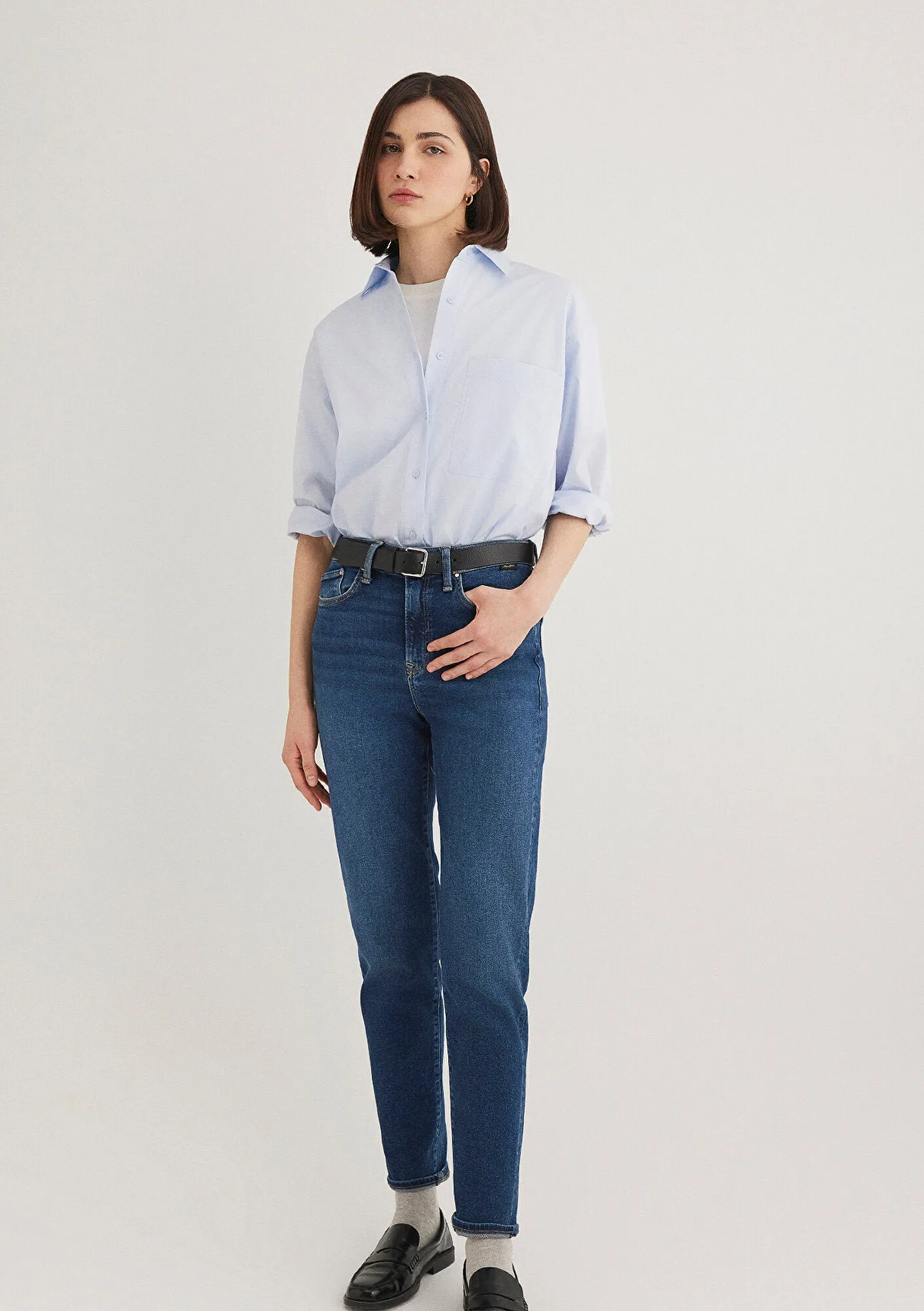 Cindy Dark Gold Shape Jean Pants