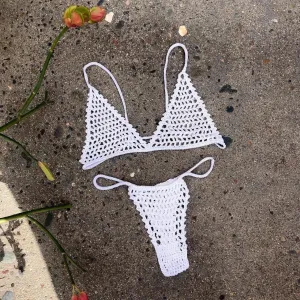 Cirrus Mesh Crochet Thong bottom