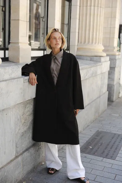 Classic Coat - Liquorice