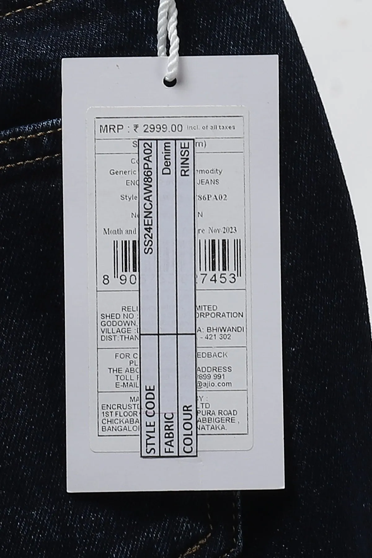 Classic Dark Wash Mom Fit Jean