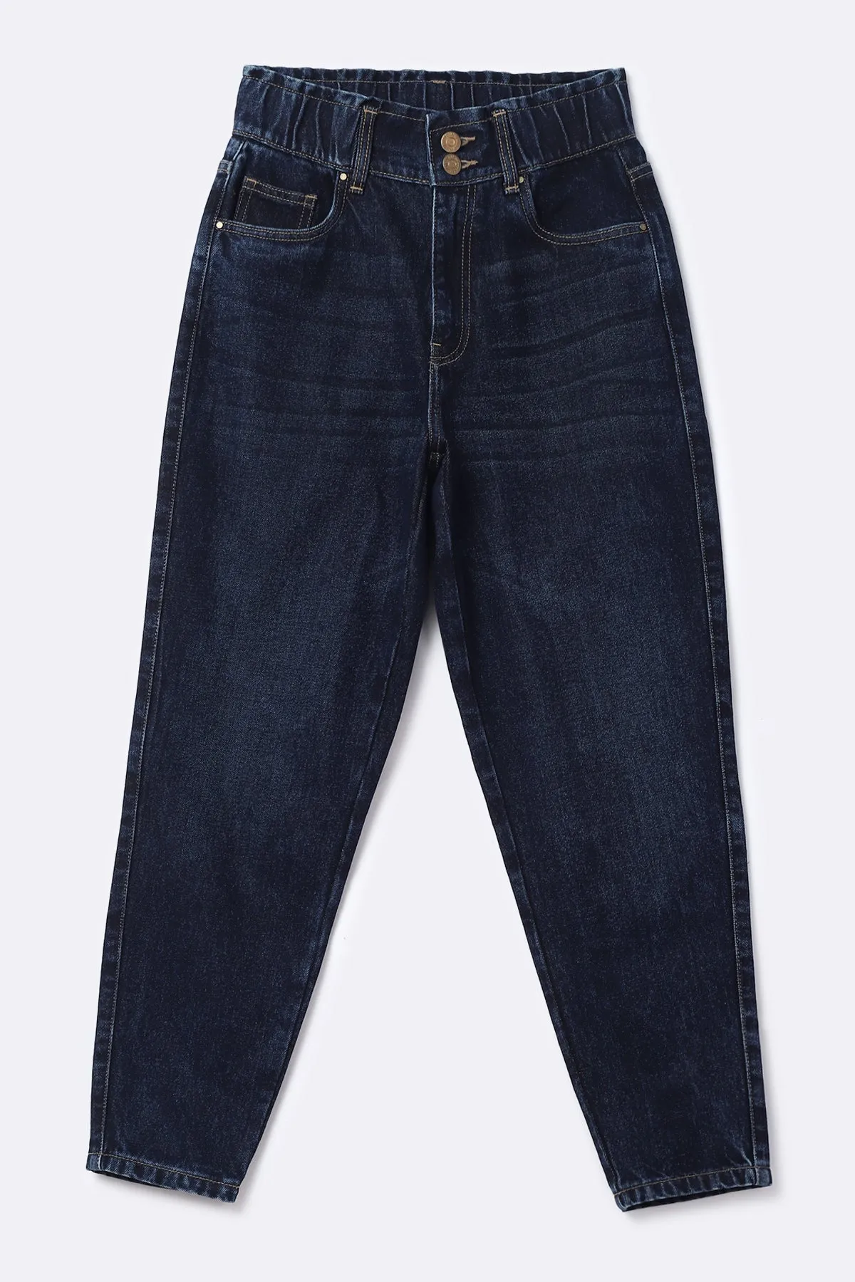 Classic Dark Wash Mom Fit Jean
