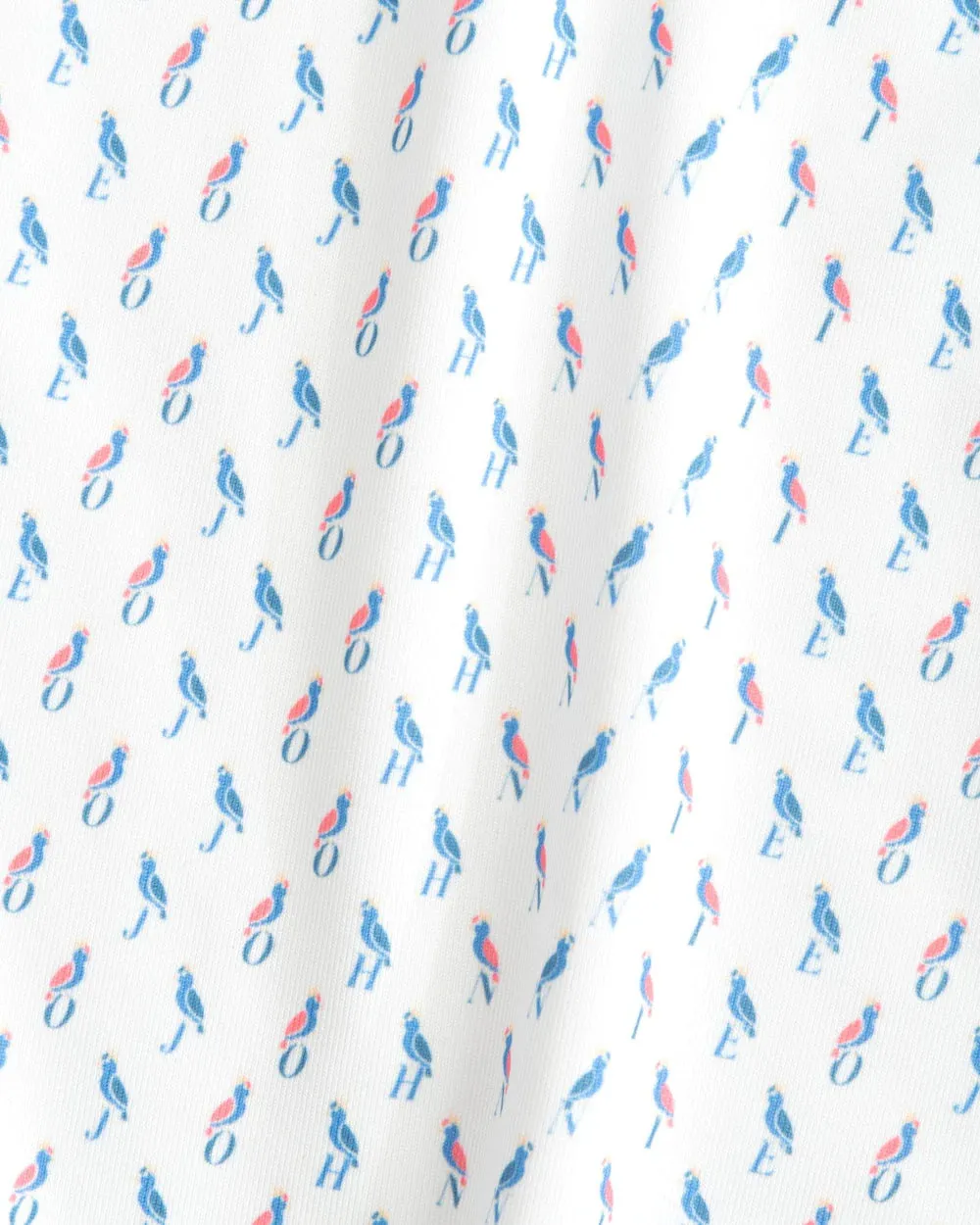 Cleo Printed Mesh Performance Polo