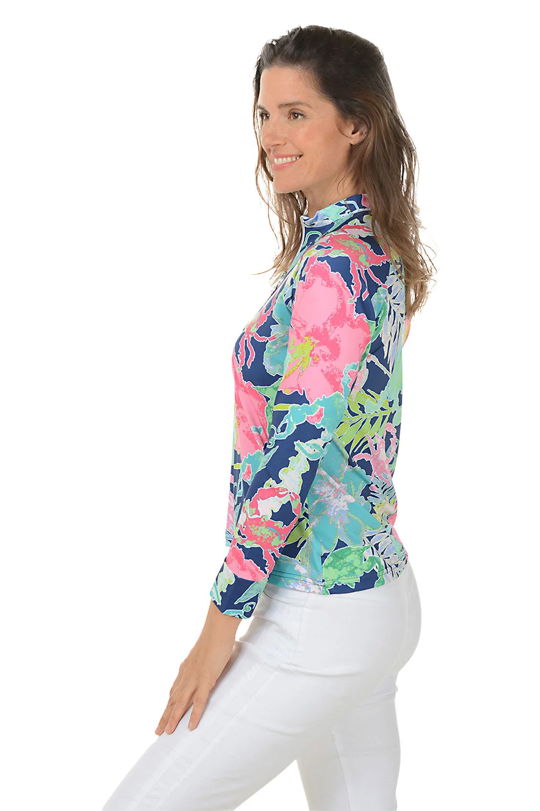 Crabby Briley Mock Neck Top
