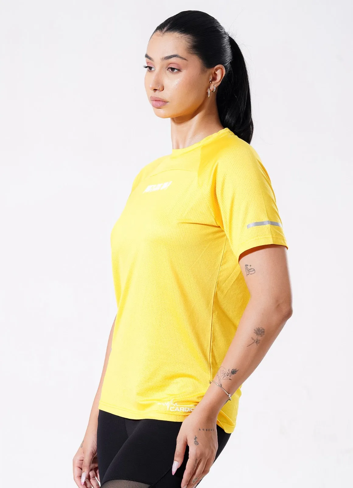 Crest Cardio Tshirt - Mustard