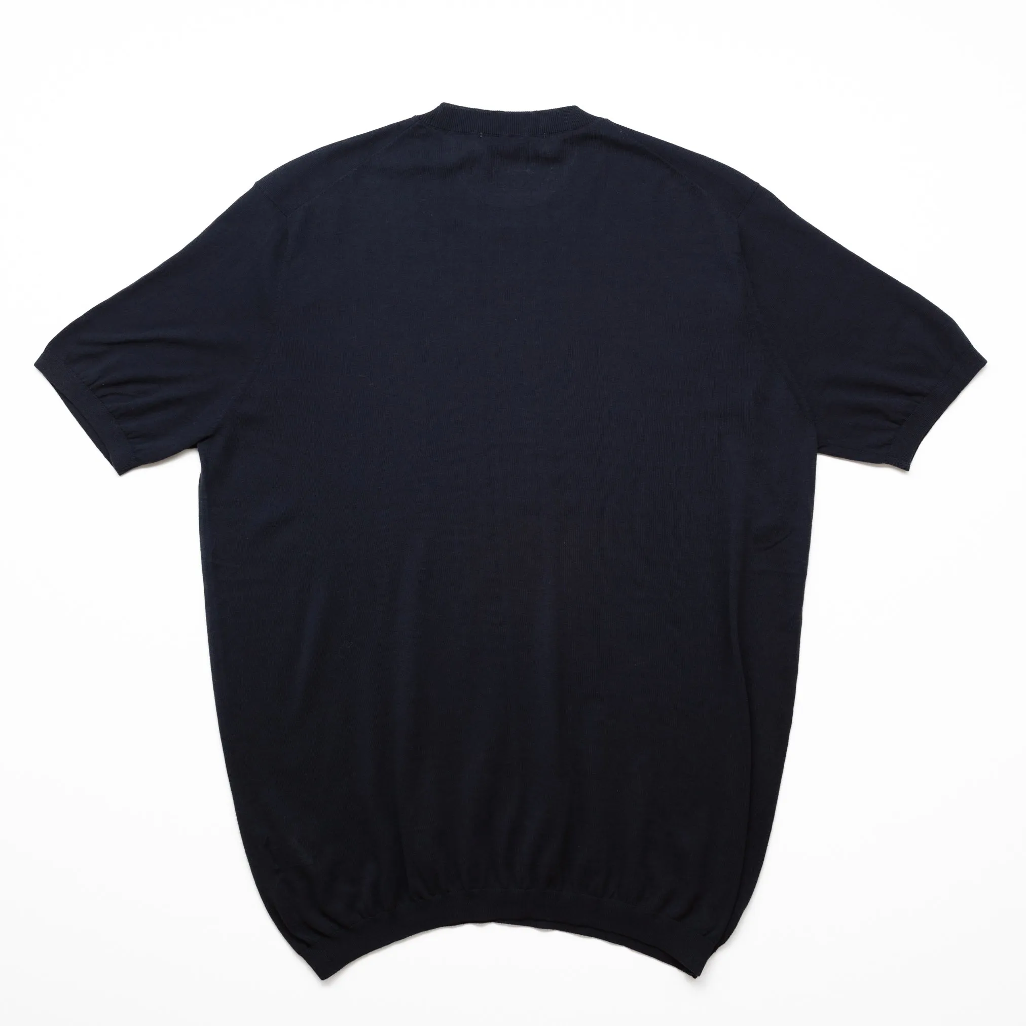 Crewneck Raglan Tee in Navy